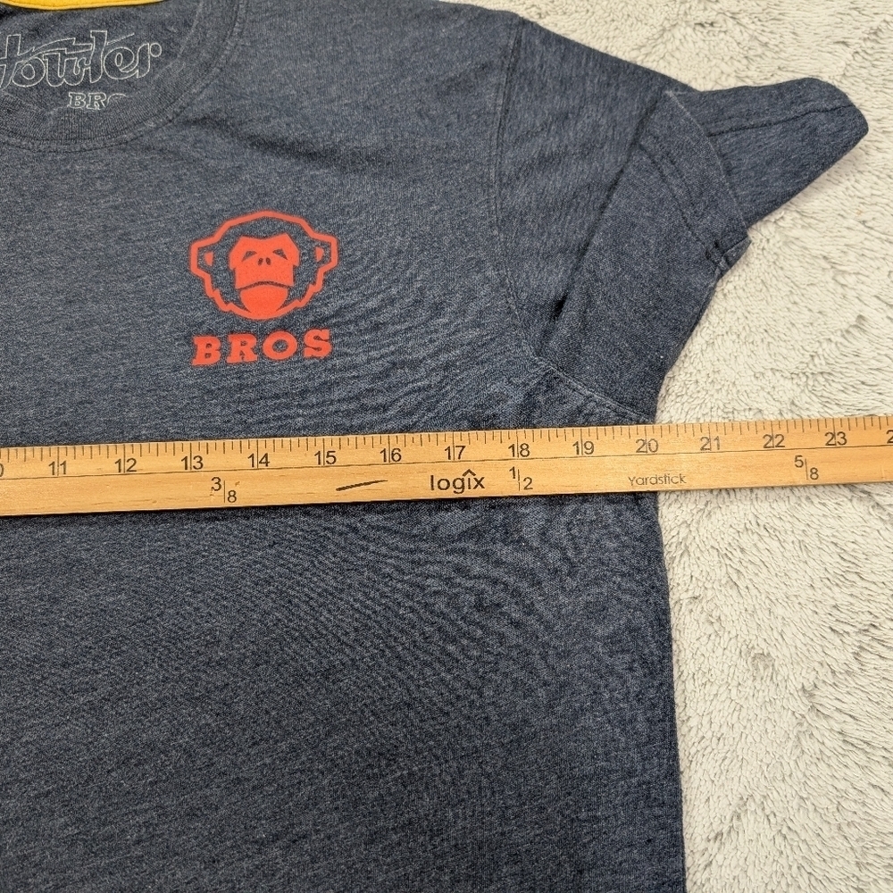 Howler Brothers Shirt Mens M Blue Navy Heather Select Short Sleeve Graphic Print - Picture 4 of 7